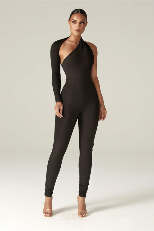 Dariya Modern Jumpsuit (Black) - Alieva