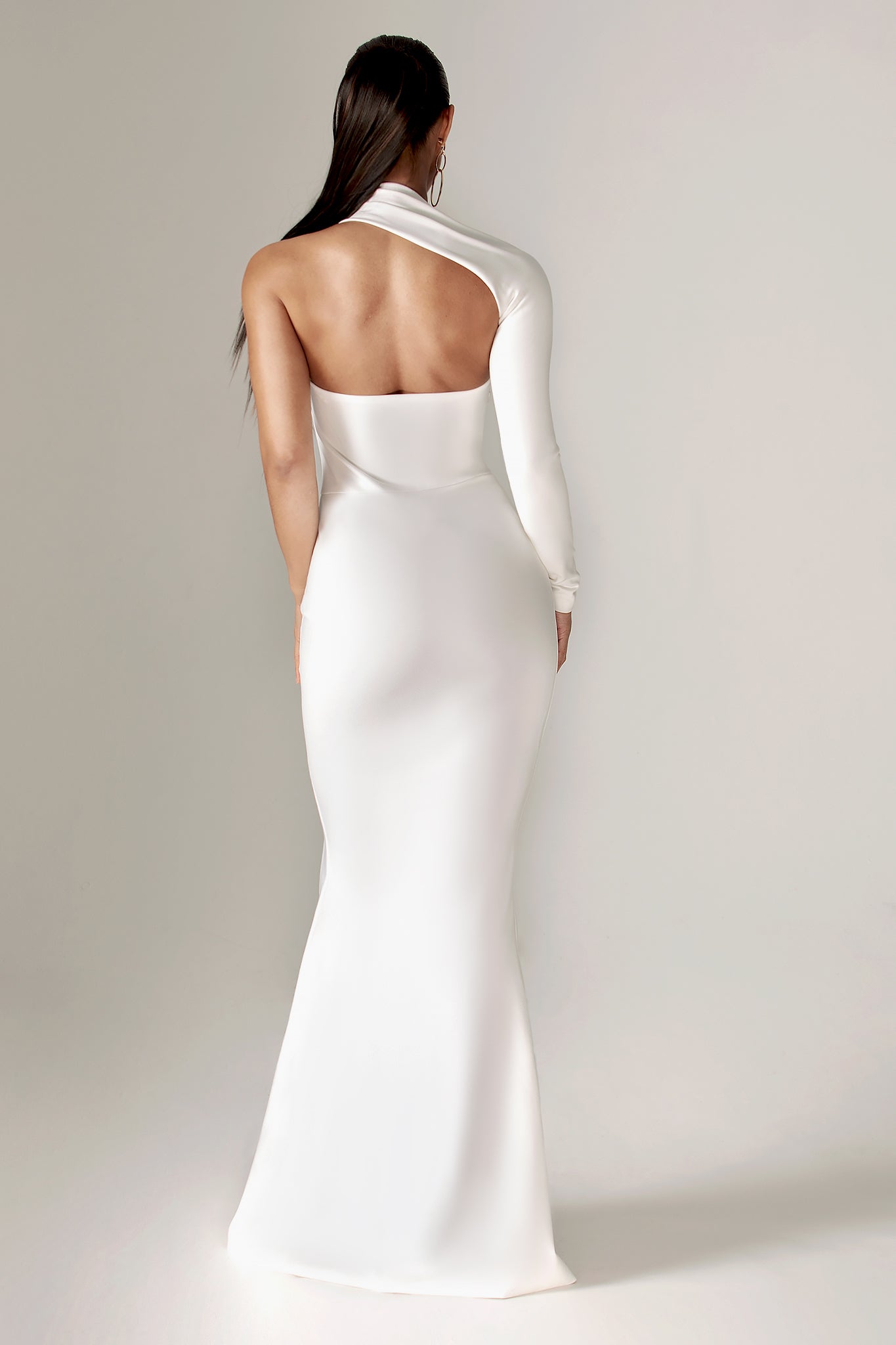 Asymmetric One-Shoulder Maxi Dress